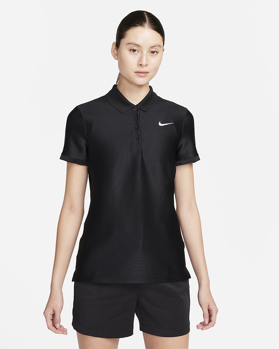 Nike polo no collar best sale